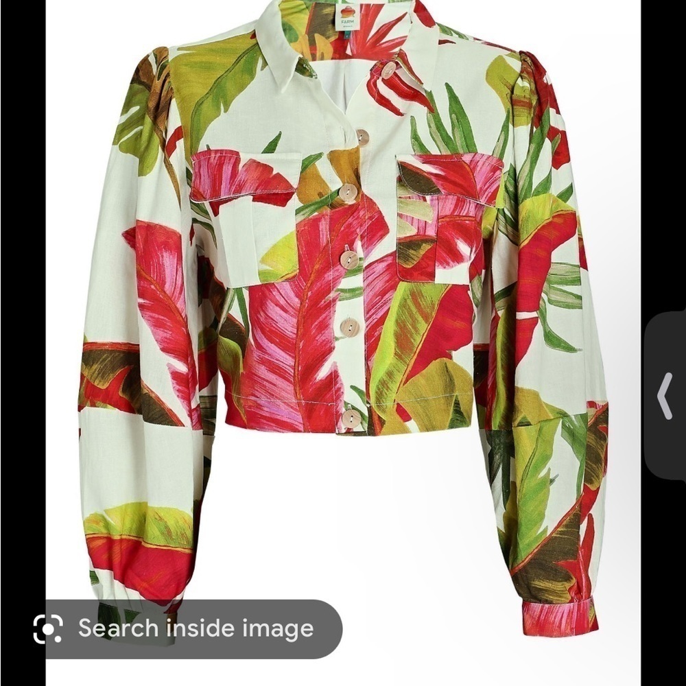 FARM Rio Spring Forest Shirt NWT ๐๐บ - Picture 4 of 8